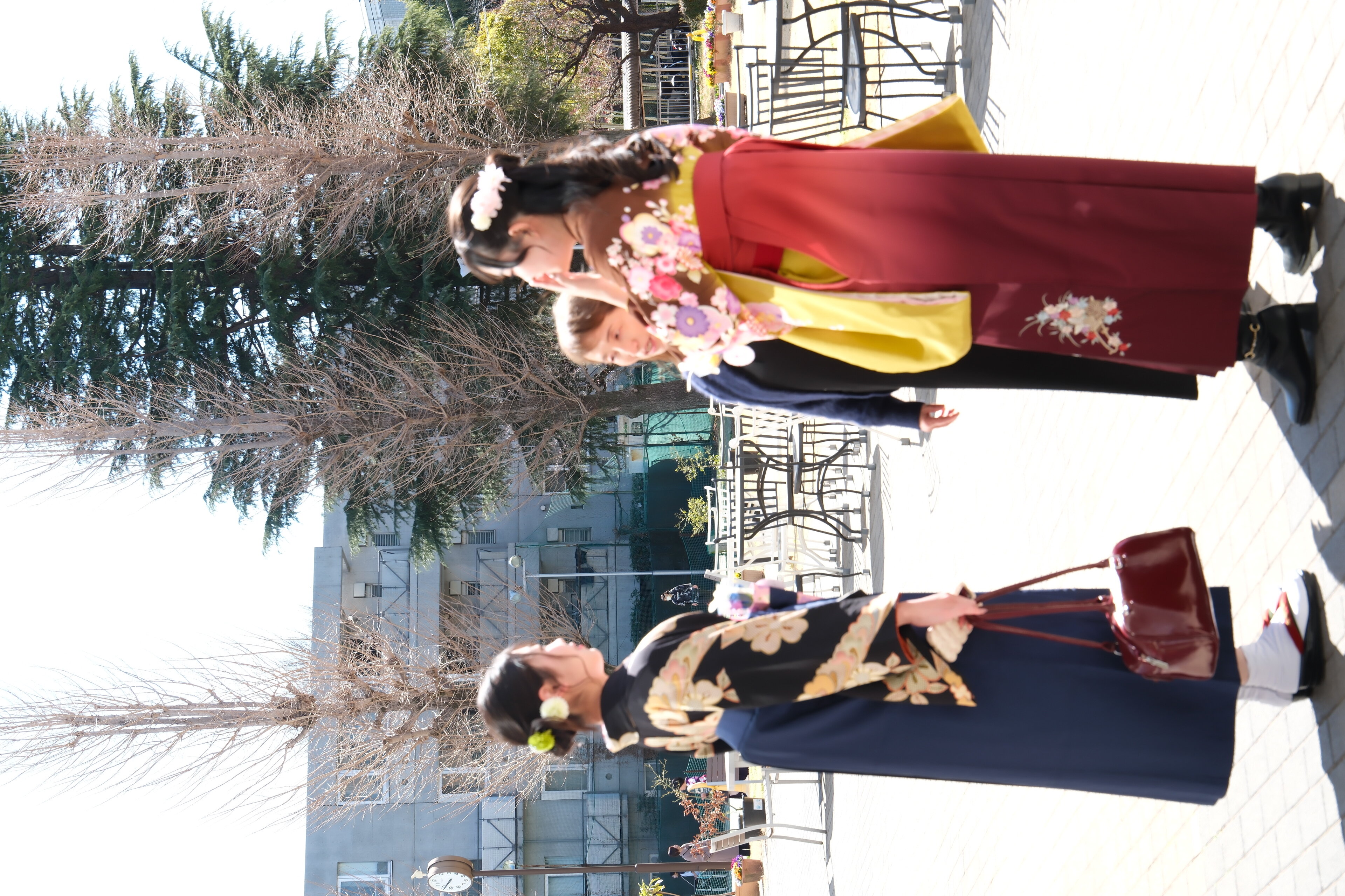 卒業生との一幕